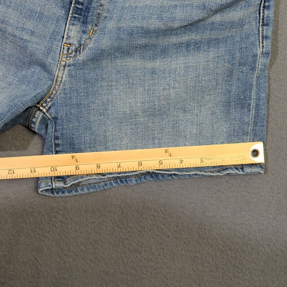 Levi's Jean Shorts Women's 29 Blue Mid Length Shorts Denim - Picture 7 of 11